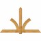 Ekena Millwork Redmond Rough Sawn Timber Gable Bracket, Western Red Cedar, 84"W x 53"H x 2"D x 6"F, 15/12 Pitch GBW084X53X0206RED00RWR - alternate 1